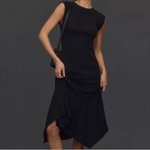 Anthropologie Daily Practice Black Midi